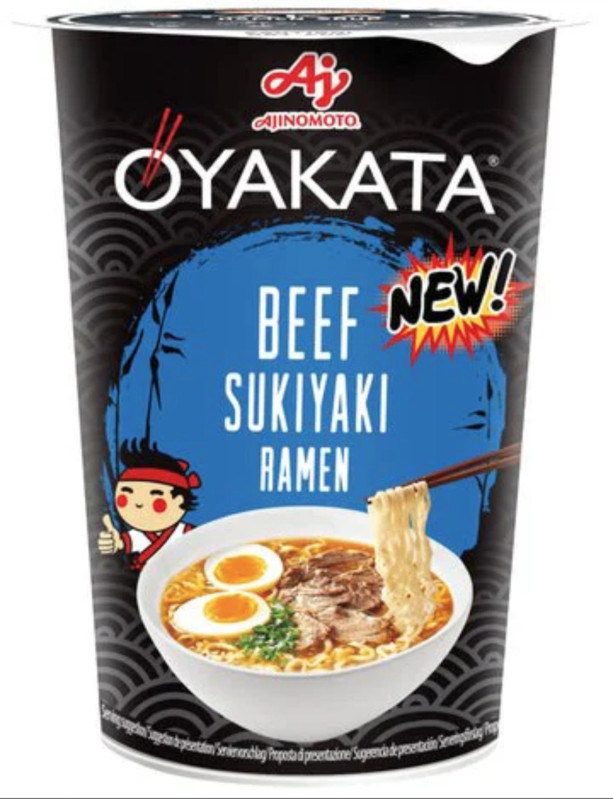 chi tiết OYAKATA Instantní Nudle S Příchutí Sukiyaki Beef (Kelímek) 63,5g