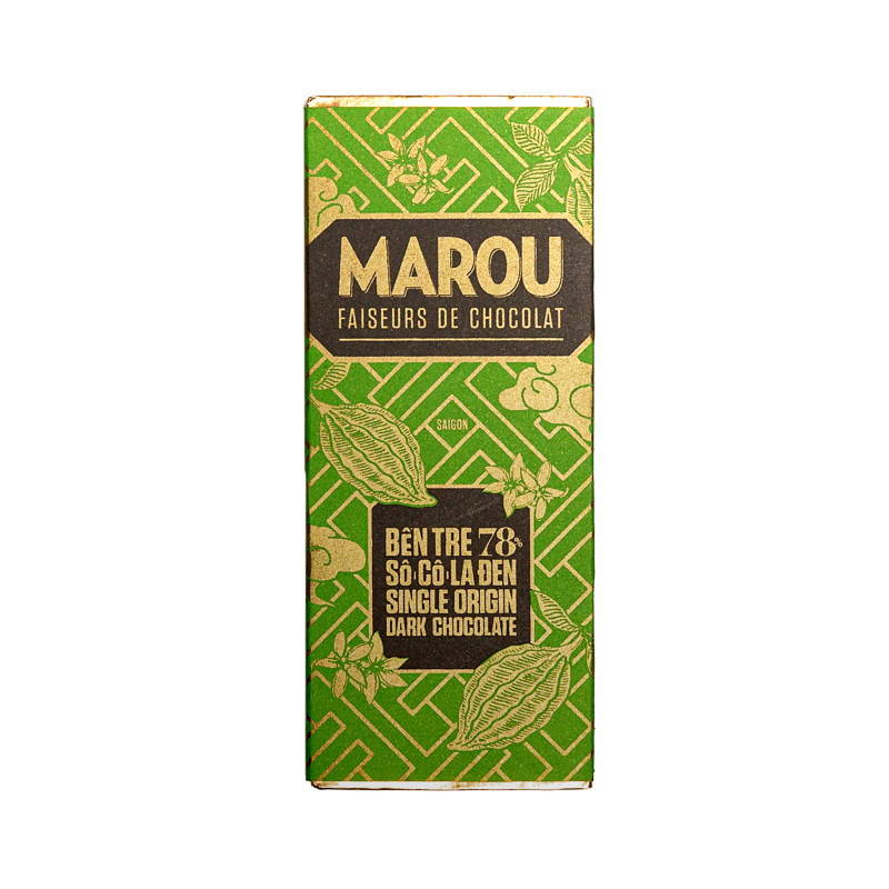 chi tiết MAROU Mini Čokoládová Tyčinka BEN TRE 78% 24g
